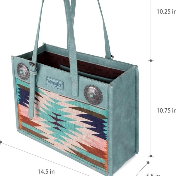💕Wrangler Western Aztec Shoulder Bag NWT💕 - Picture 6 of 8